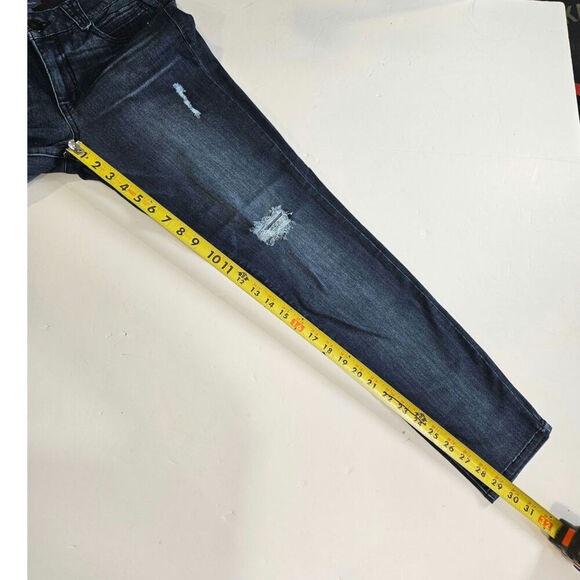 Democracy Women's Skinny Jeans - Dark Blue - Picture 6 of 7